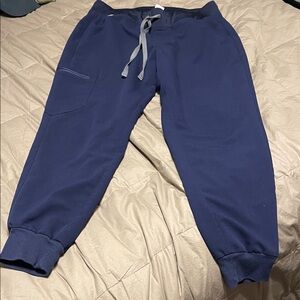 Navy Blue Figs Jogger scrub Pants
